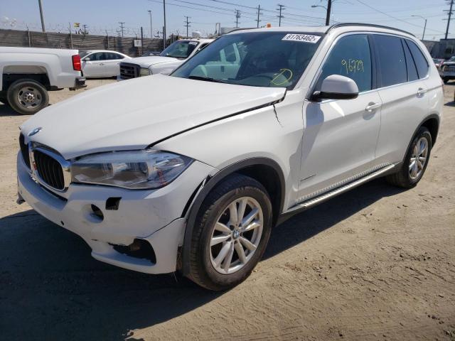 5UXKR0C59F0P10334 - 2015 BMW X5 XDRIVE3 WHITE photo 2