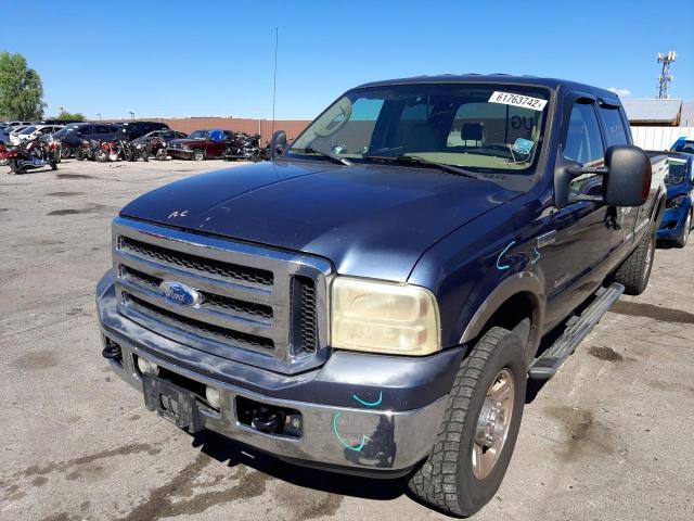 1FTWW31P36EC47269 - 2006 FORD F350 SRW S BLUE photo 2