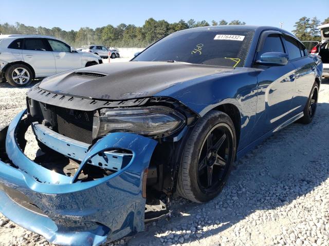 2C3CDXCT2LH184247 - 2020 DODGE CHARGER R/ BLUE photo 9