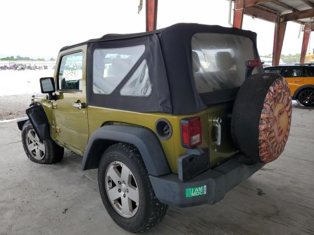 1J4FA24178L630074 - 2008 JEEP WRANGLER X GREEN photo 3