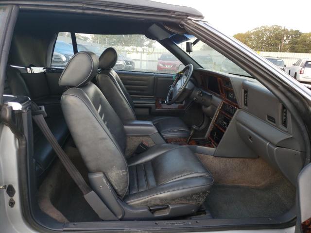 1C3XJ55J3KG166070 - 1989 CHRYSLER LEBARON PR SILVER photo 5