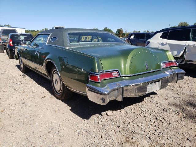 4Y89A877879 - 1974 LINCOLN MARK LT GREEN photo 3