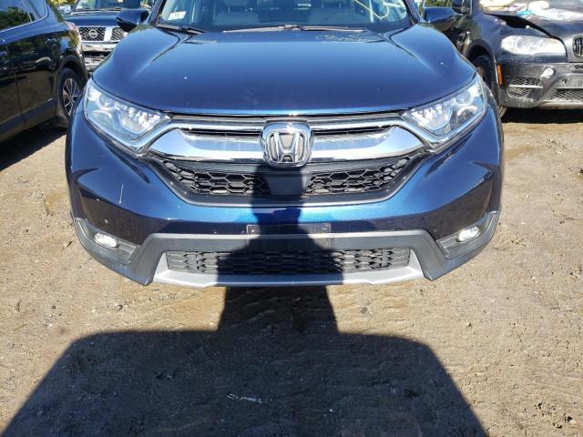 2HKRW2H8XKH635325 - 2019 HONDA CR-V EXL BLUE photo 9