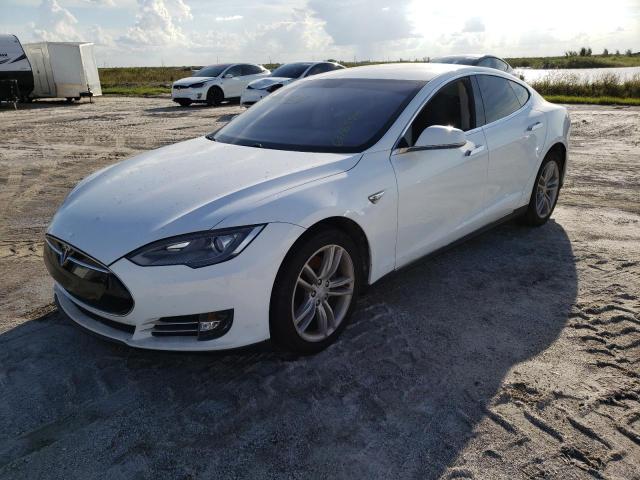 5YJSA1CG3DFP17018 - 2013 TESLA MODEL S Սպիտակ լուսանկար 2