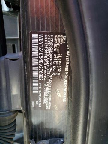 WBY1Z4C54EV276862 - 2014 BMW I3 REX BLACK photo 10