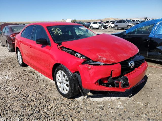 3VW2K7AJ4EM335895 - 2014 VOLKSWAGEN JETTA BASE 红色 照片 1