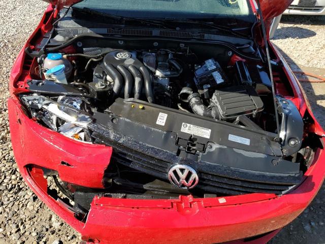 3VW2K7AJ4EM335895 - 2014 VOLKSWAGEN JETTA BASE 红色 照片 7