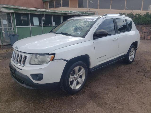 1J4NT1FB0BD290029 - 2011 JEEP COMPASS SP WHITE photo 1