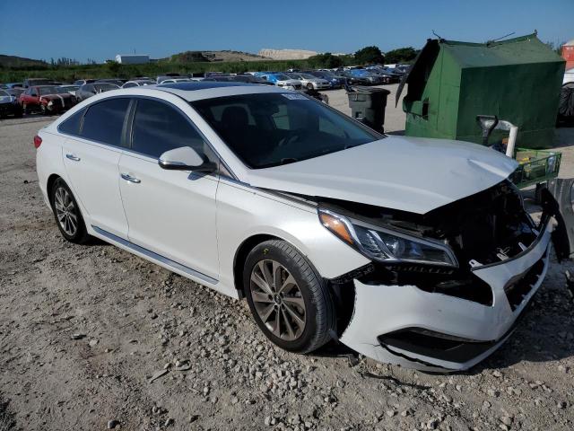 5NPE34AF2GH372962 - 2016 HYUNDAI SONATA SPO WHITE photo 1