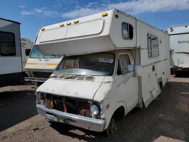 F33BE8V703988 - 1979 DODGE RV WHITE photo 2