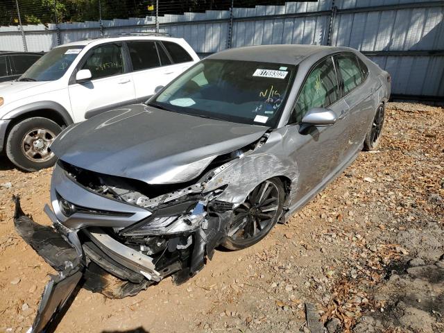 4T1K61AK1LU956321 - 2020 TOYOTA CAMRY XSE SILVER photo 2