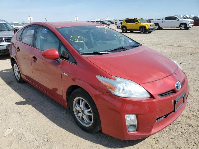 JTDKN3DUXA0142527 - 2010 TOYOTA PRIUS RED photo 1