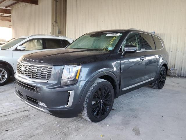 5XYP54HC4LG038724 - 2020 KIA TELLURIDE GRAY photo 2