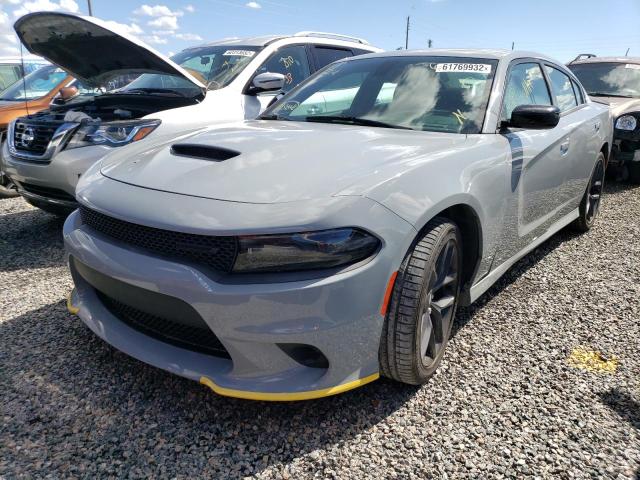 2C3CDXHG5LH254898 - 2020 DODGE CHARGER GT GRAY photo 2