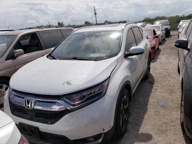 7FARW1H97KE014615 - 2019 HONDA CR-V TOURI WHITE photo 9