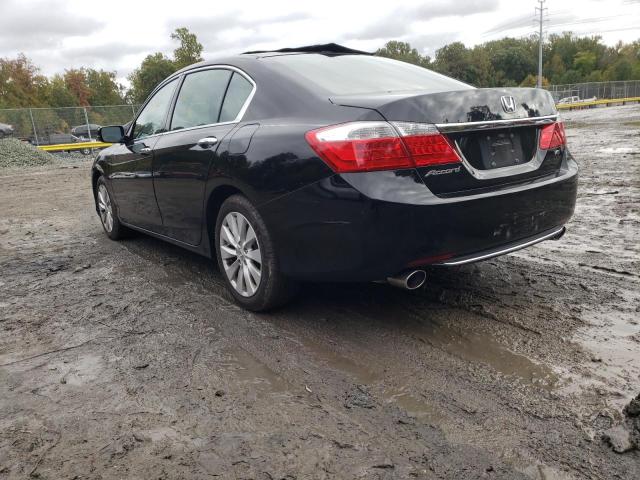 1HGCR3F83EA008159 - 2014 HONDA ACCORD EXL BLACK photo 3