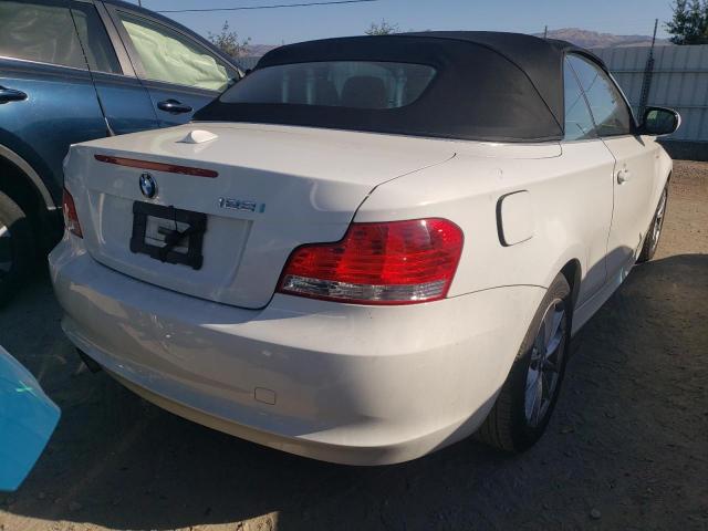 WBAUN1C52AVH82158 - 2010 BMW 128 I WHITE photo 4