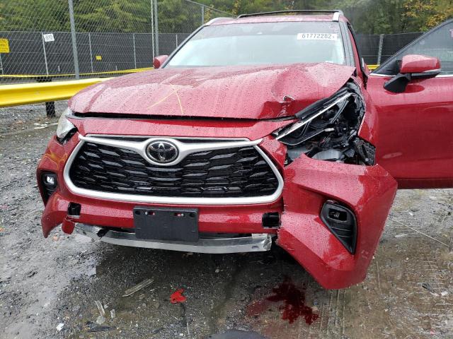 5TDGZRBH9NS211598 - 2022 TOYOTA HIGHLANDER Qırmızı foto 9