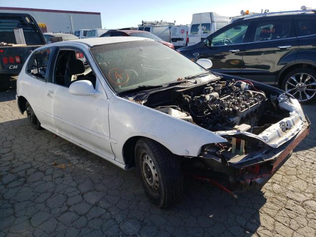 2HGEH2362PH505538 - 1993 HONDA CIVIC DX WHITE photo 1