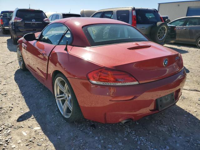WBALM1C50DE633991 - 2013 BMW Z4 SDRIVE3 RED photo 3