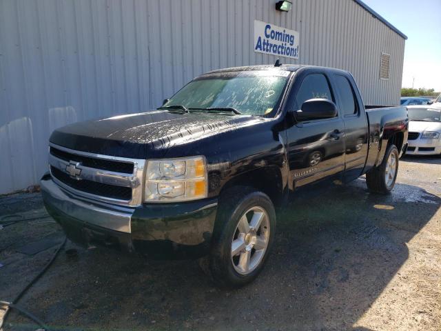 2GCEC19C781248813 - 2008 CHEVROLET SILVERADO BLACK photo 2