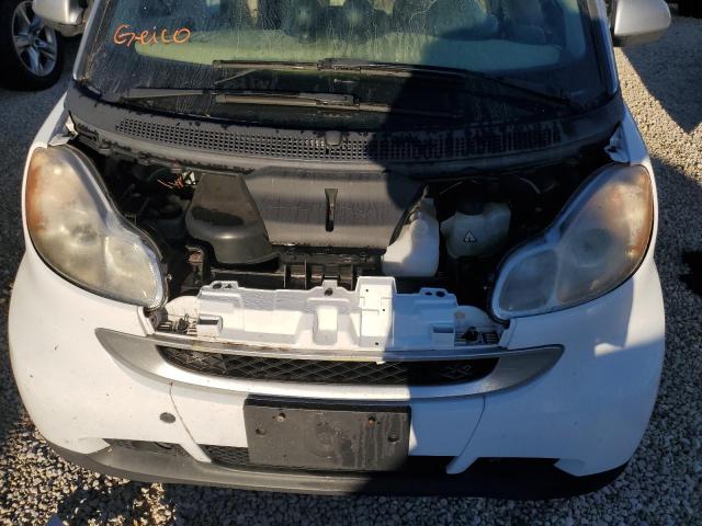 WMEEK31X48K110712 - 2008 SMART FORTWO PAS თეთრი ფოტო 7