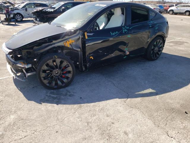 7SAYGDEF0NF438287 - 2022 TESLA MODEL Y BLACK photo 10