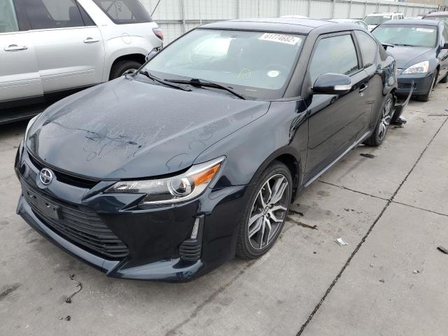 JTKJF5C75FJ011192 - 2015 TOYOTA SCION TC BLACK photo 2