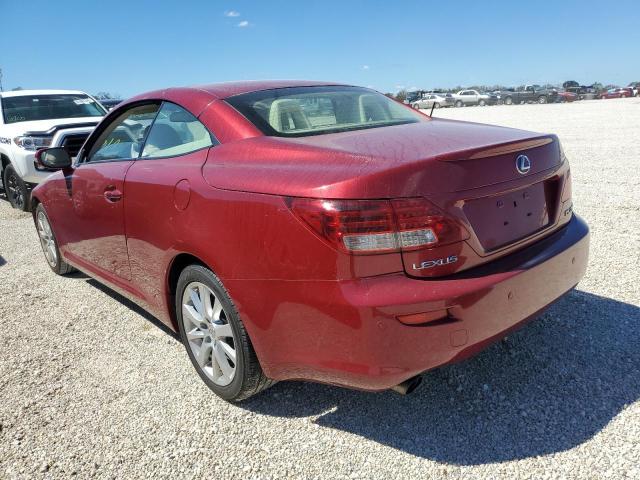 JTHFF2C27A2506897 - 2010 LEXUS IS 250 RED photo 3