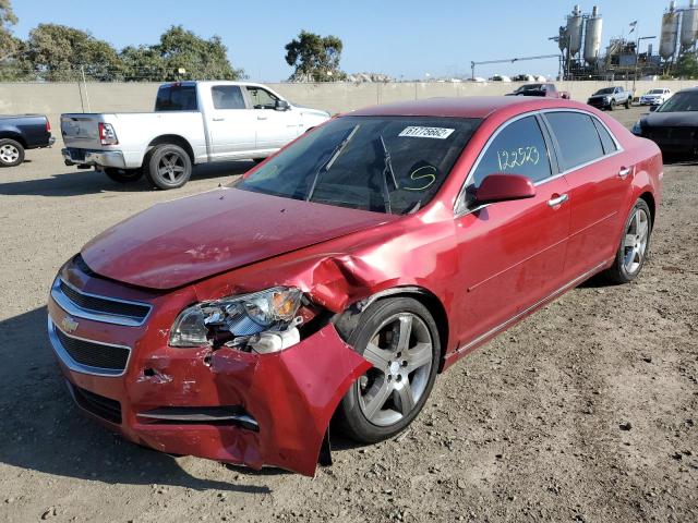 1G1ZC5E03CF235376 - 2012 CHEVROLET MALIBU 1LT წითელი ფოტო 2
