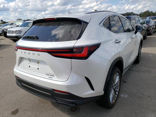 JTJGGCEZ7N5003326 - 2022 LEXUS NX 350 WHITE photo 4