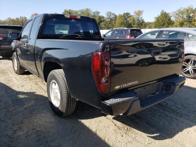 1GCCS198868289290 - 2006 CHEVROLET COLORADO BLACK photo 3