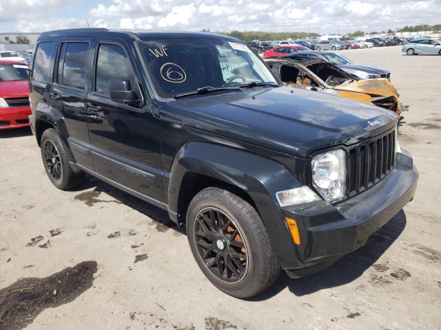 1C4PJLAK6CW144957 - 2012 JEEP LIBERTY SP BLACK photo 1