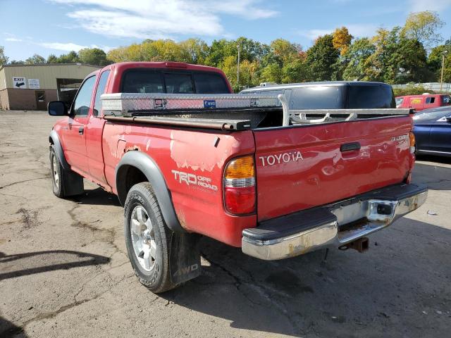 5TEWN72N11Z795512 - 2001 TOYOTA TACOMA XTR RED photo 3