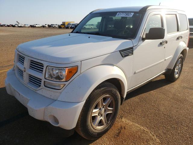 1D4PT5GK7AW119451 - 2010 DODGE NITRO SXT WHITE photo 2