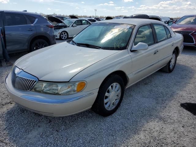 1LNHM97V2YY800708 - 2000 LINCOLN CONTINENTA BEIGE photo 2