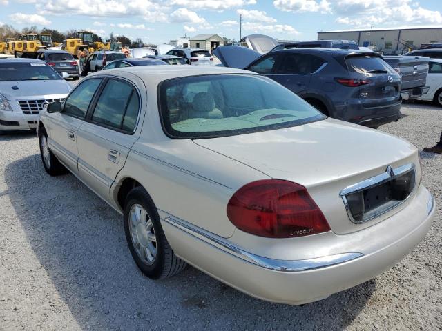 1LNHM97V2YY800708 - 2000 LINCOLN CONTINENTA BEIGE photo 3