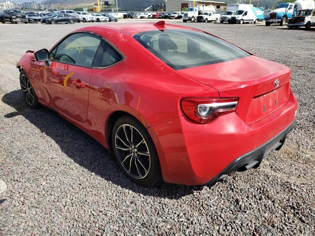 JF1ZNAA13H9700064 - 2017 TOYOTA 86 BASE RED photo 3