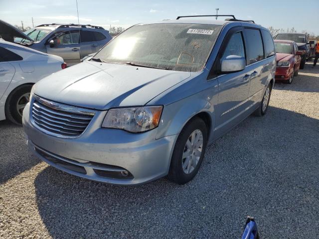 2C4RC1BGXDR510415 - 2013 CHRYSLER TOWN & COU BLUE photo 2