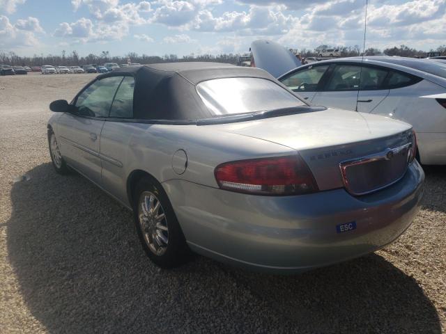 1C3EL65R82N207124 - 2002 CHRYSLER SEBRING LI TURQUOISE photo 3