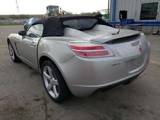 1G8MG35X38Y120127 - 2008 SATURN SKY REDLIN SILVER photo 3