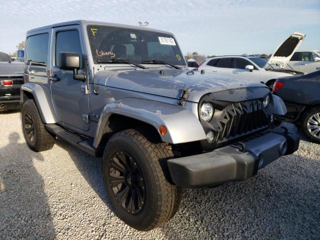 1C4GJWBG3JL922805 - 2018 JEEP WRANGLER S GRAY photo 1
