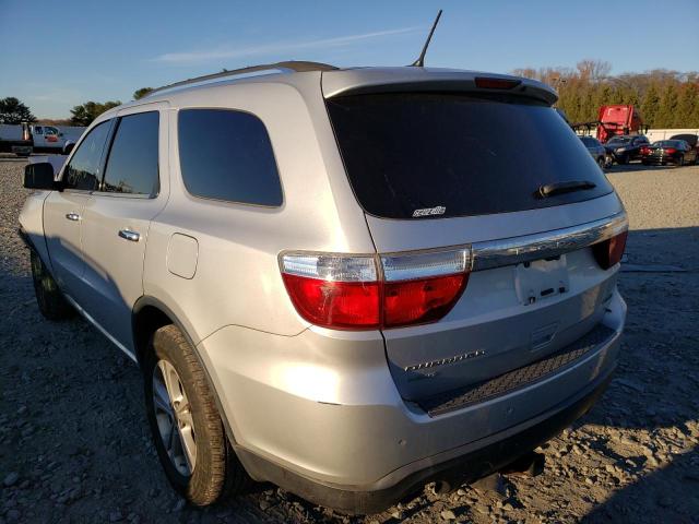 1C4SDJDT2DC618044 - 2013 DODGE DURANGO CR SILVER photo 3