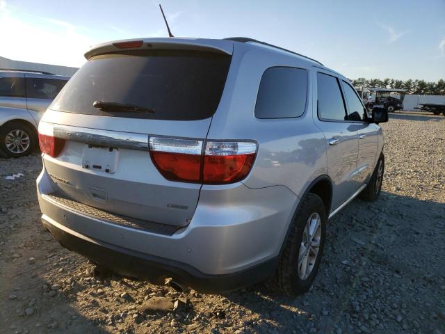 1C4SDJDT2DC618044 - 2013 DODGE DURANGO CR SILVER photo 4