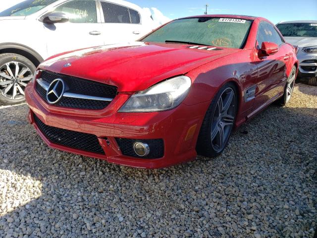 WDBSK7AA7BF166307 - 2011 MERCEDES-BENZ SL 63 AMG RED photo 2