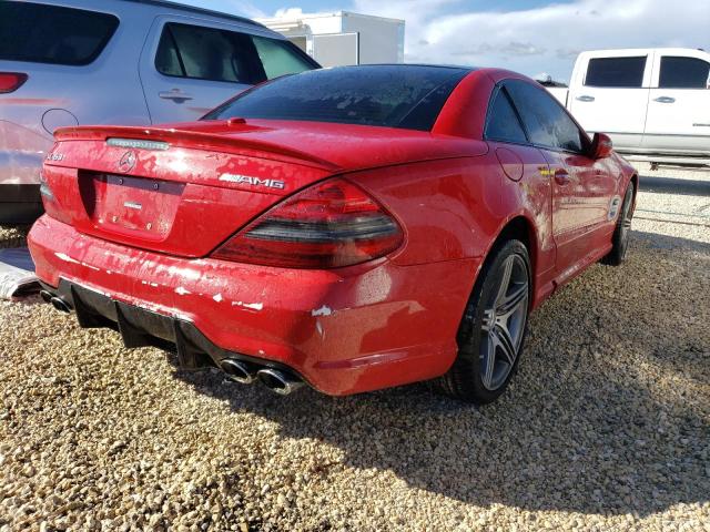 WDBSK7AA7BF166307 - 2011 MERCEDES-BENZ SL 63 AMG RED photo 4