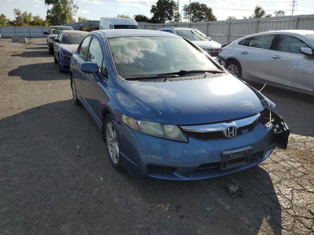 19XFA16609E010914 - 2009 HONDA CIVIC LX-S BLUE photo 1