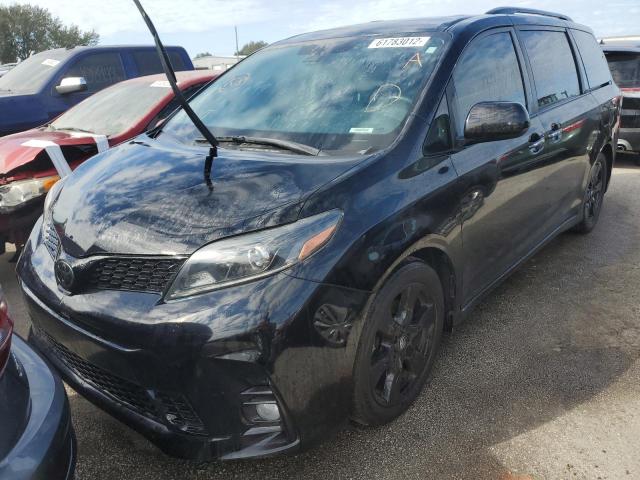 5TDXZ3DC4LS029609 - 2020 TOYOTA SIENNA SE BLACK photo 2