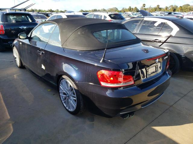 WBAUN7C59DVM27718 - 2013 BMW 135 I BLACK photo 3