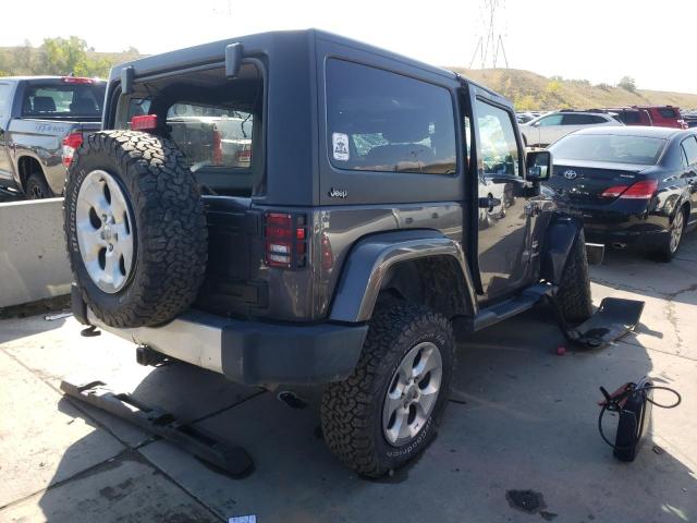 1C4AJWBG9EL168661 - 2014 JEEP WRANGLER S CHARCOAL photo 4